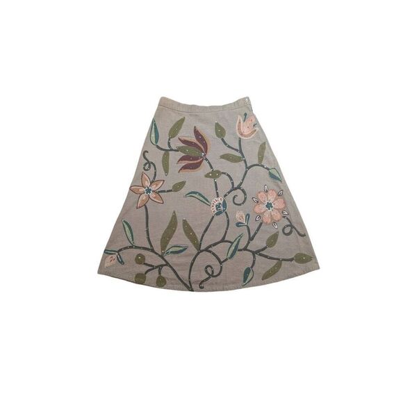 Pura Vida corduroy embroidered skirt size 2 - Picture 1 of 4